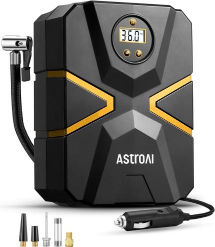 🔥🔥Tyre Inflator Air Compressor 12V DC, Digital Car Tyre Pump 150 PSI, Preset Tyre Pressure & Auto Shutoff, Electric Air Pump for Car Tyres, Bicycles, Other Inflatables
