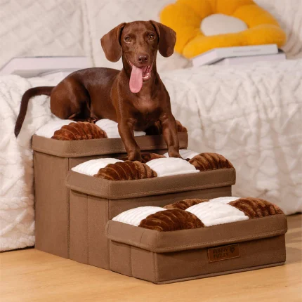 🐶Dog Stairs with Storage - Multifunctional and Foldable