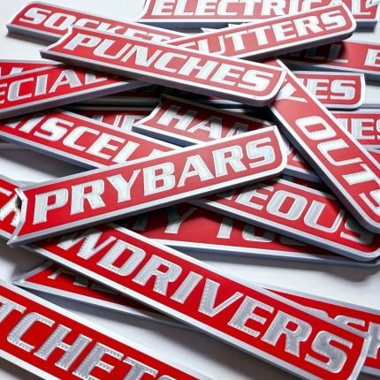 🔥Hot Sale 49% off🌟12 Pack of Magnetic Toolbox Labels🔩